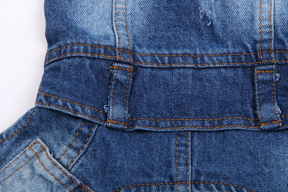 Комбинезон для домашних животных джинсы собаки джинсовая куртка щенков одежда