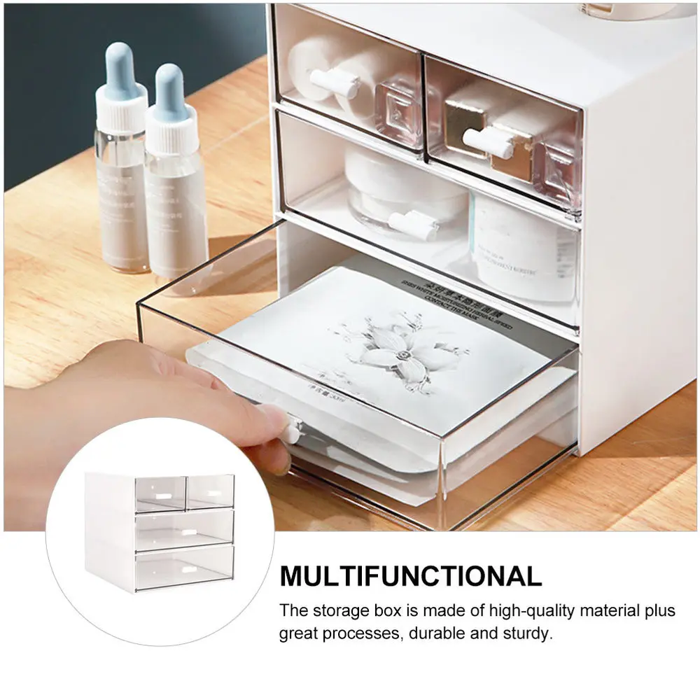 

1pc Multi-layer Drawer Sundries Storage Container Desktop Storage Container