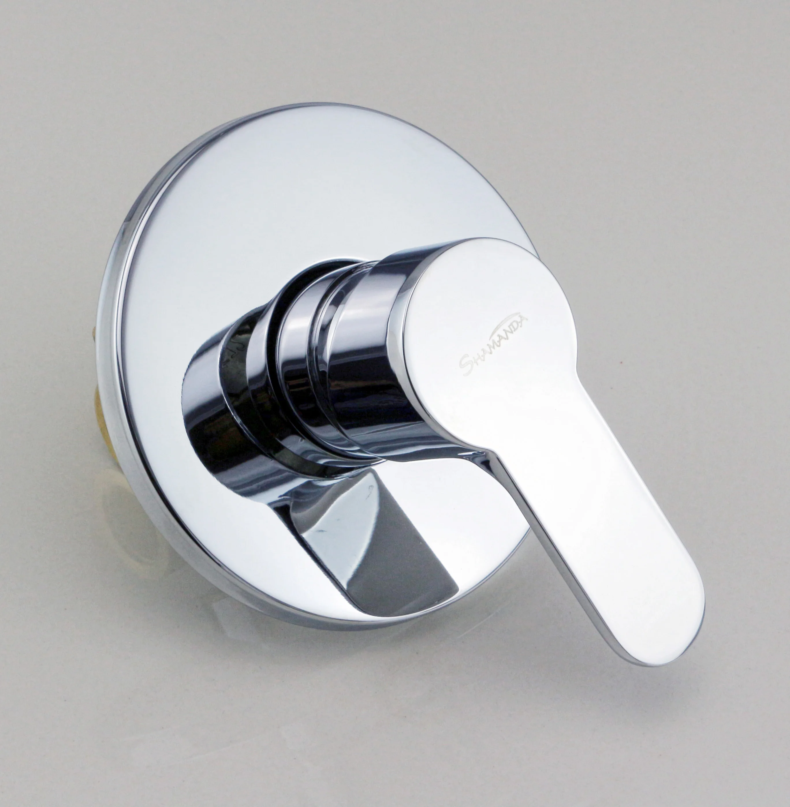 bathroom products in wall mounted faucet bath and shower mixer valve brass chrome single function actuated faucet valve 17559 free global shipping