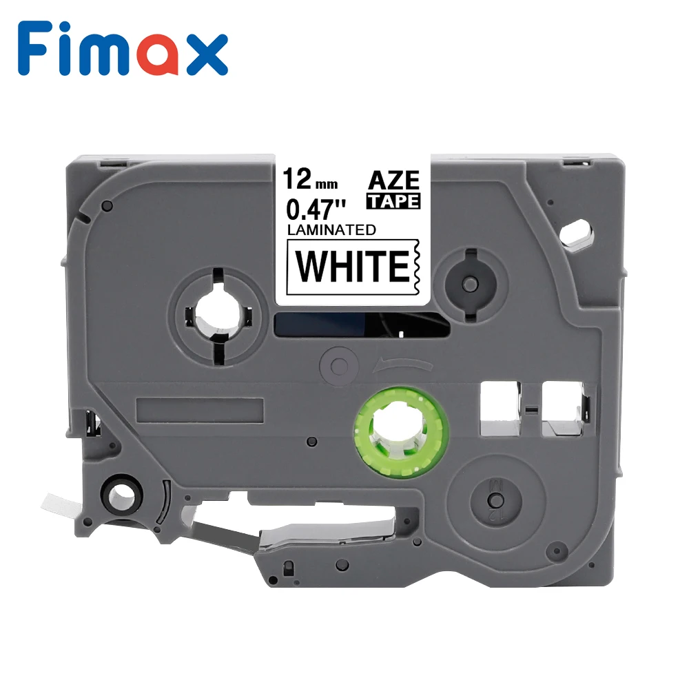 Black on White Fimax tze231 Tze-231 tz лента многоцветный узор 12 мм Совместимость для Brother p-touch принтер Tz-231 TZ231 для Brother производитель этикеток - Цвет: Black on White