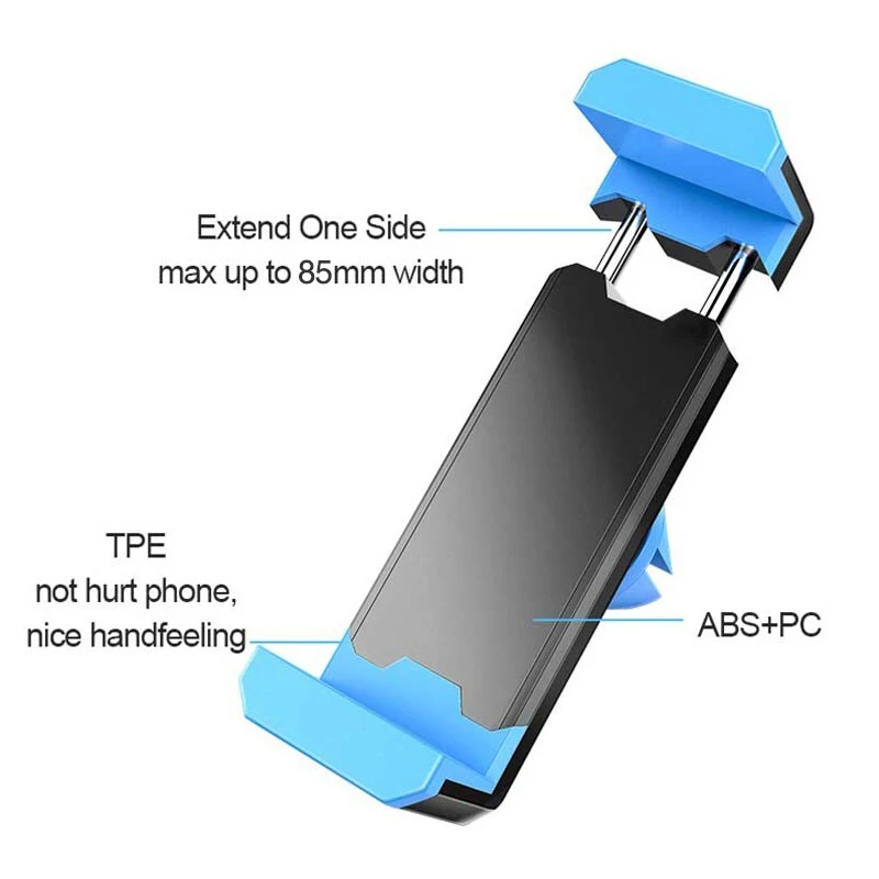 

Car Phone Holder Air Vent Mount Holder Universal Car Holder For Cell Phone in Car Mobile Phone Holder Stand For 4-6 inch