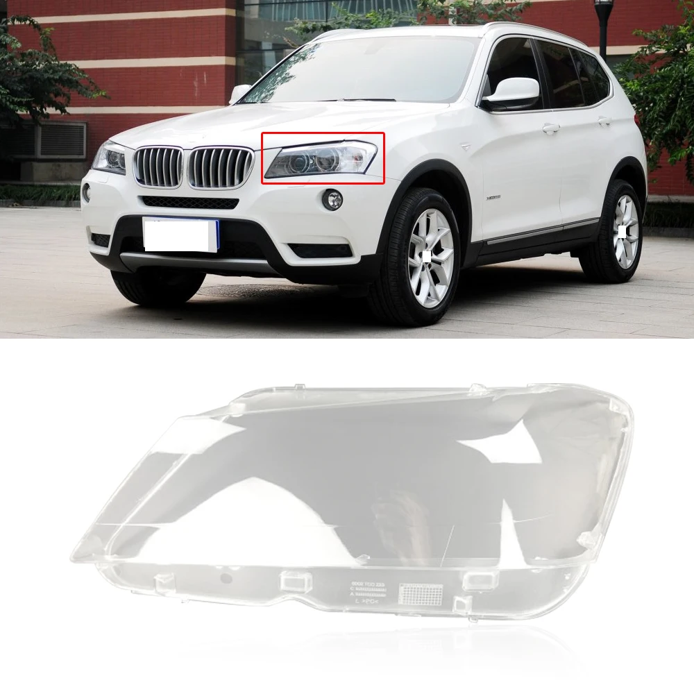 CAPQX для BMW X3 F25 2011-2013 передняя фара абажур водонепроницаемый яркий оболочка Крышка