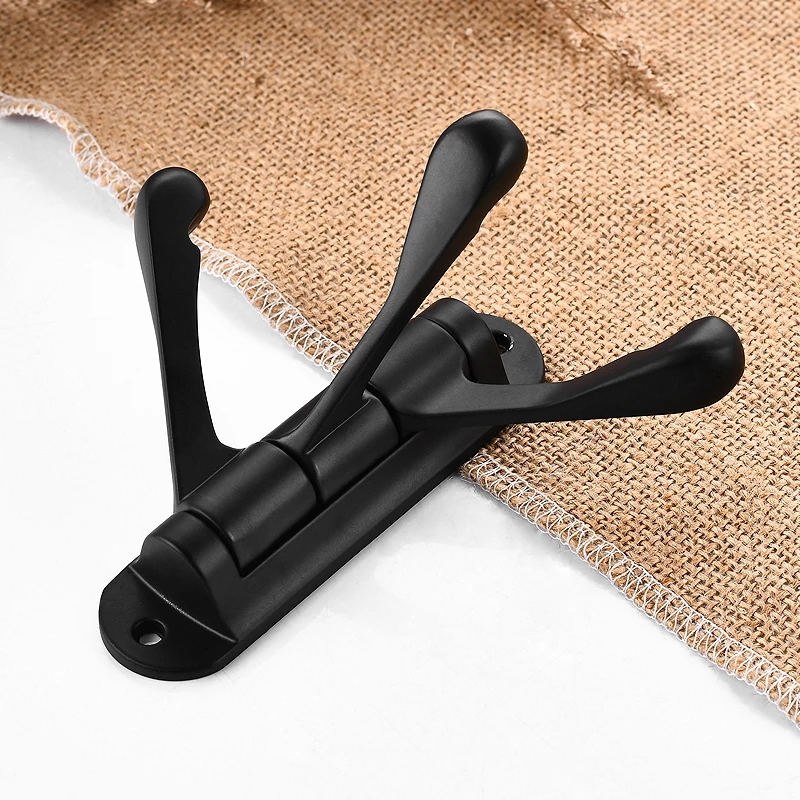 Крючок для халата черные декоративные крючки ванной комнаты стеллаж ключей