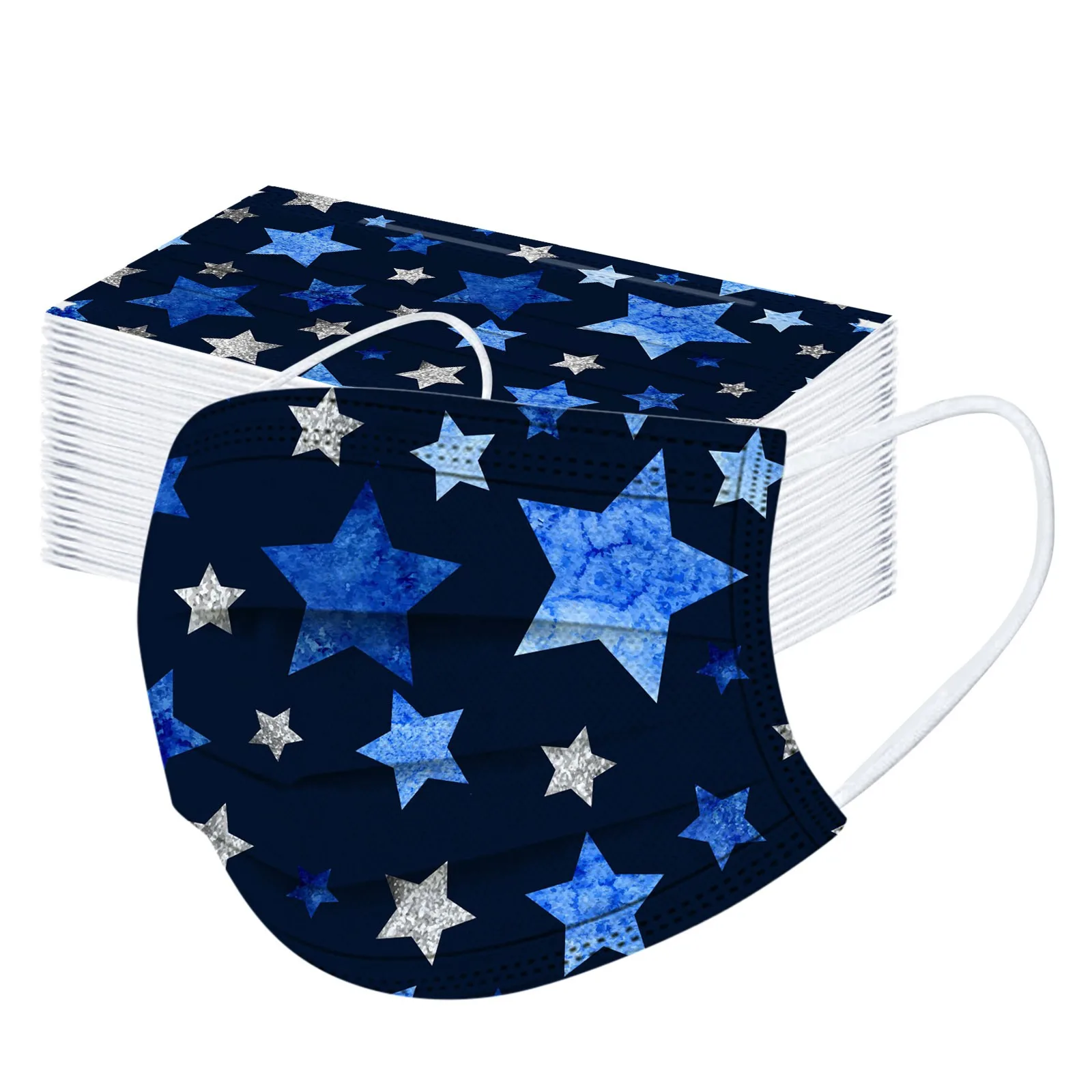 50 шт. детские маски с принтом Реалистичная тушь для ресниц | Тематическая одежда и