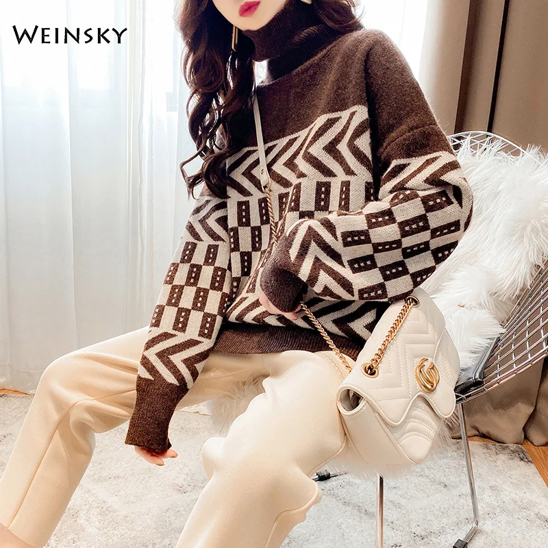 

Женская водолазка вязаный свитер и пуловеры модные повседневные стильные женские свитера 2020 Новые Топы на весну и зиму