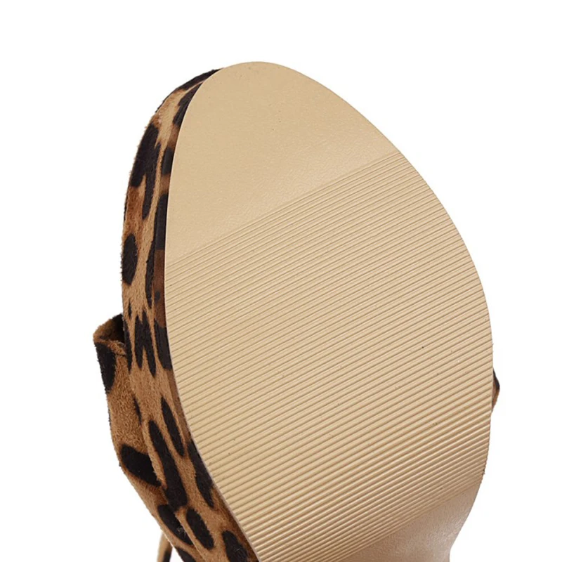 

2020 New High-heeled Women's Spring Pointed Toe Leopard Print Thin Heel Work Shoes Sexy Professional Versatile OL Pumps