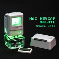 classic retro apple mac designer hat mechanical keyboard keycap cute keycaps translucent keycaps personalized