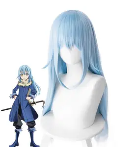 That Time I Got Reincarnated as a Slime Rimuru Tempest Cosplay Wigs Rimuru Tempest Hairs Blue Headwear That Time I Got Reincarnated as a Slime Rimuru Tempest Cosplay Wigs Rimuru Tempest Hairs Blue Headwear