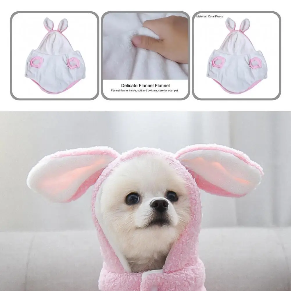 

Dress-up Comfortable Pet Dog Cats Warm Fleece Coat Outfit Pet Accessories