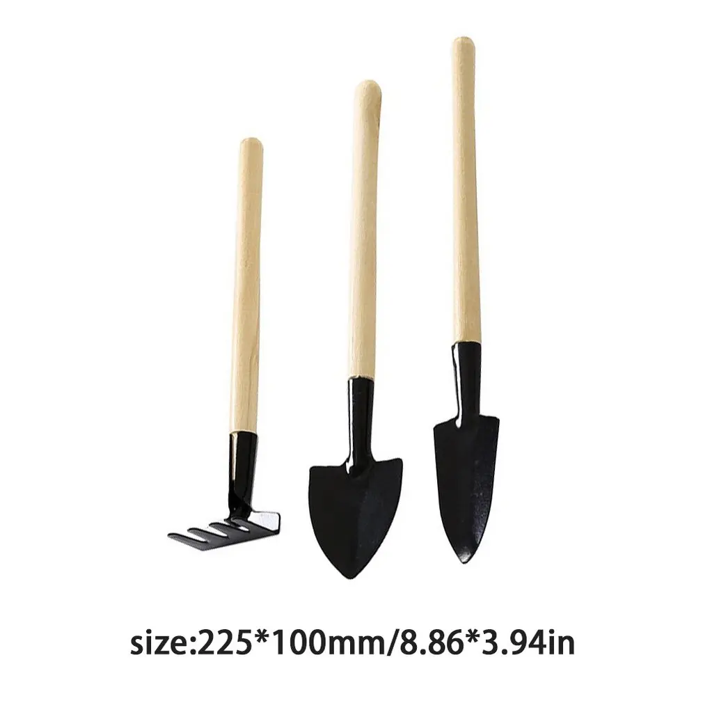 

Three-piece multi-purpose gardening tool Small shovel hoe hoe planting succulent ripper tool