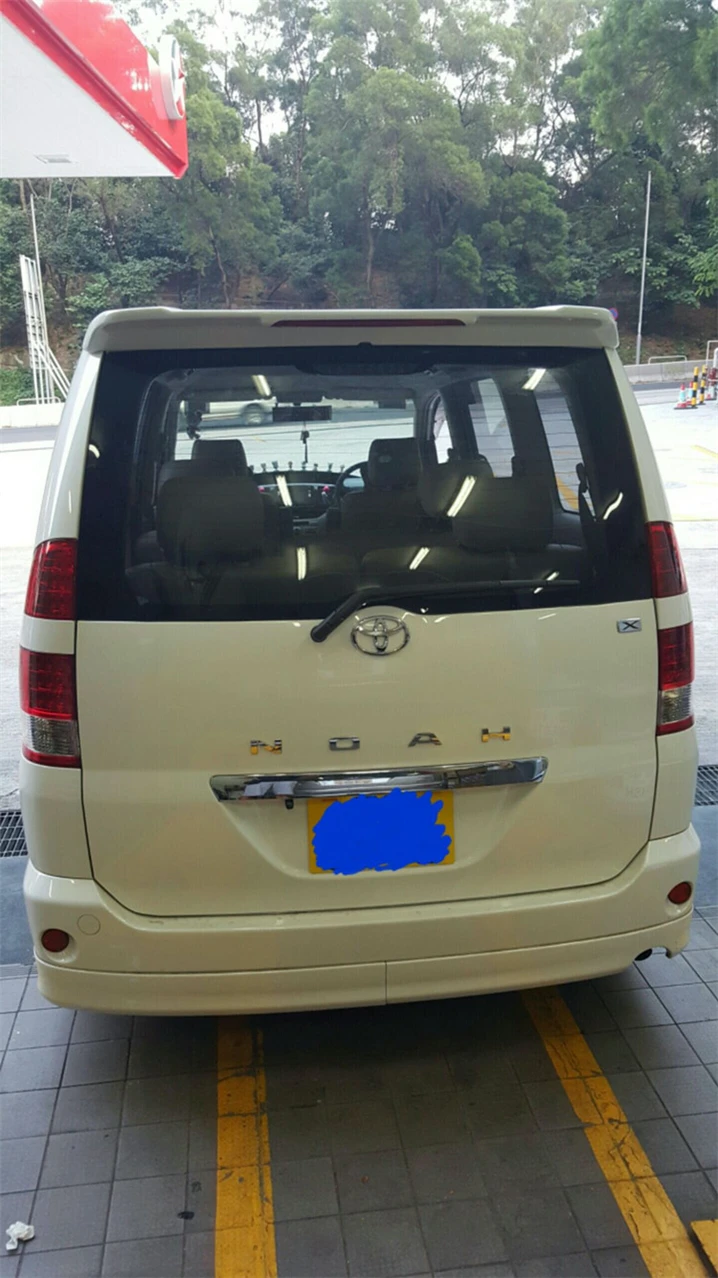 Для Toyota NOAH VOXY спойлер 2001/2002/2003/2004/2005/2006 высокое качество абс материал заднее крыло
