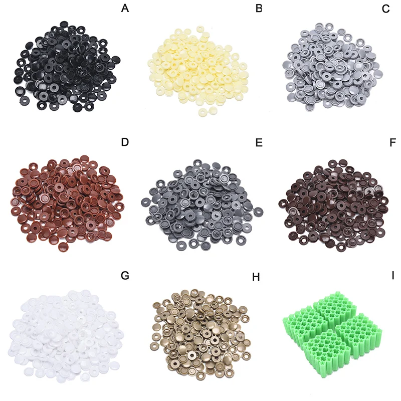 

100Pcs Furniture Exterior Covers Decor Hinged Plastic Screw Caps Snap Buttons