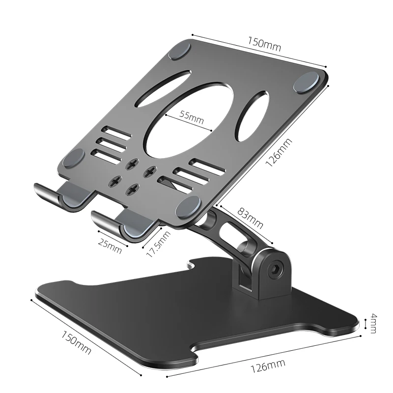 tablet phone holder stand mount for ipad samsung huawei xiaomi tablet 12 9 aluminum alloy desktop rotate 180 free global shipping