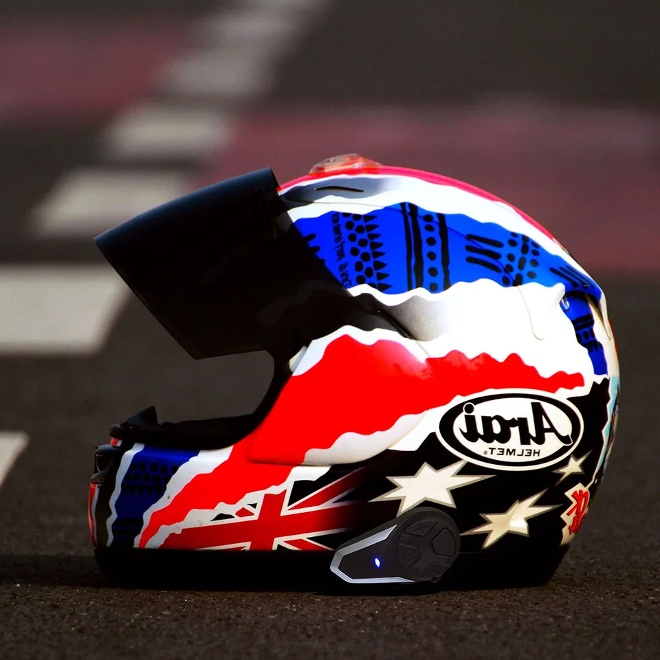 

1200M BTS3 Bluetooth Helmet Intercom BT-S3 IPX7 Waterproof BT 3.0 With FM Headset Motorcycle Bluetooth Helmet Intercom 3 Riders