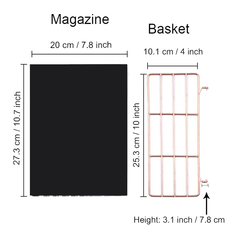 

Wall Grid Panel Display Shelf with Hook,Straight Shelf for Wall Organizer for Home Supplies (2 Pcs,Rose Gold )