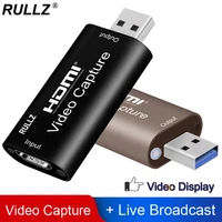 4k video capture card usb 3 0 2 0 hdmi video grabber box for ps4 game dvd camcorder camera record placa de video live streaming