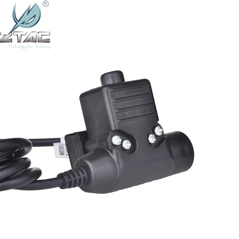 Z Tac U94 PTT тактическая гарнитура адаптер Motorola Plug Push To Talk Airsoft Midland Baofeng Z113|Тактические