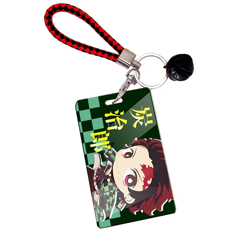 

Anime Demon Slayer: Kimetsu No Yaiba Kamado Tanjirou Cosplay Student Bus Room Card Holder Cover Case Cosplay Gift