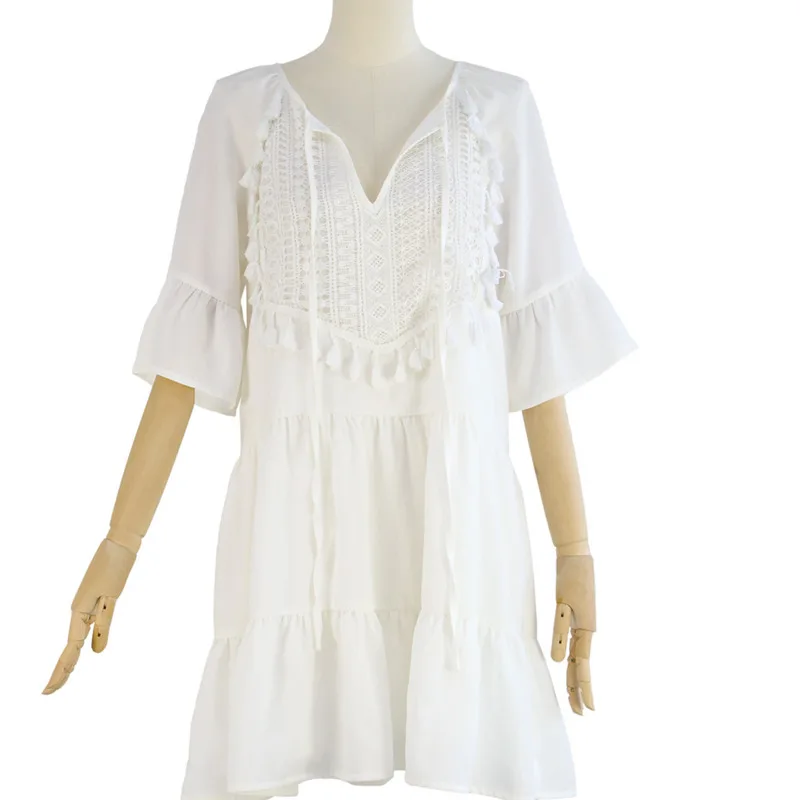 Летнее платье 2020 Boho платья для женщин с цветочным принтом длинное шифоновое