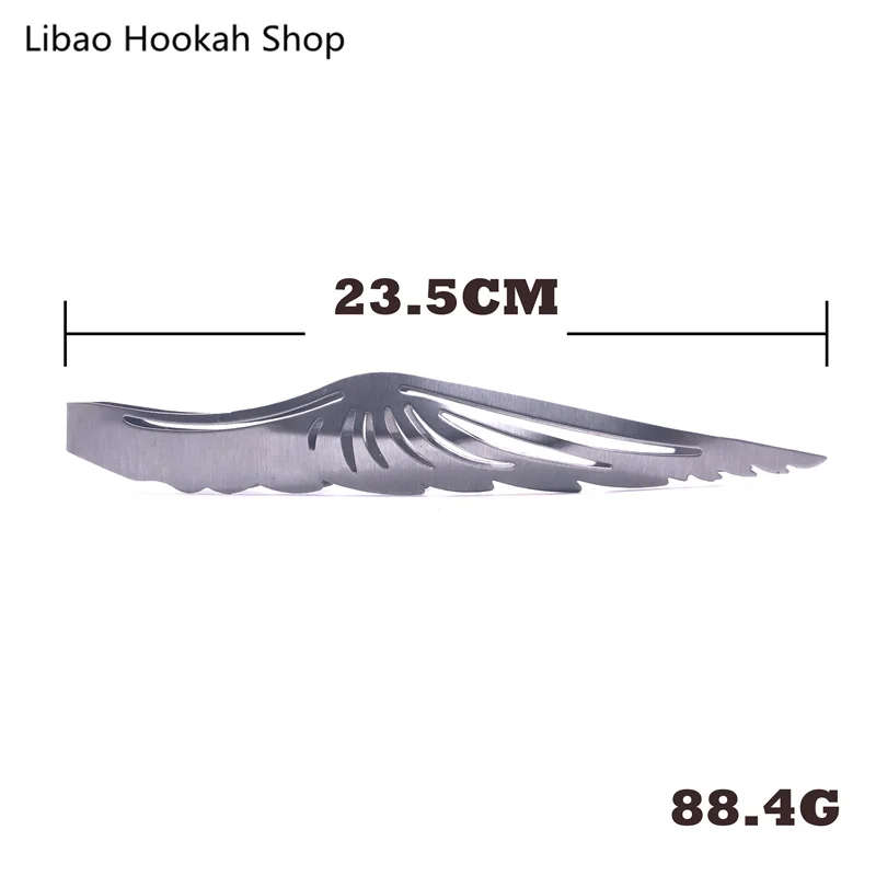 23 см серебряные крылья карбоновые зажимы искусственные щипцы искусственная кожа