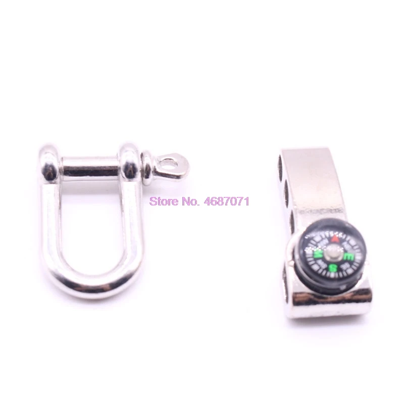 DHL 200 шт. Регулируемая U-образная Якорная Скоба наружная веревка для выживания