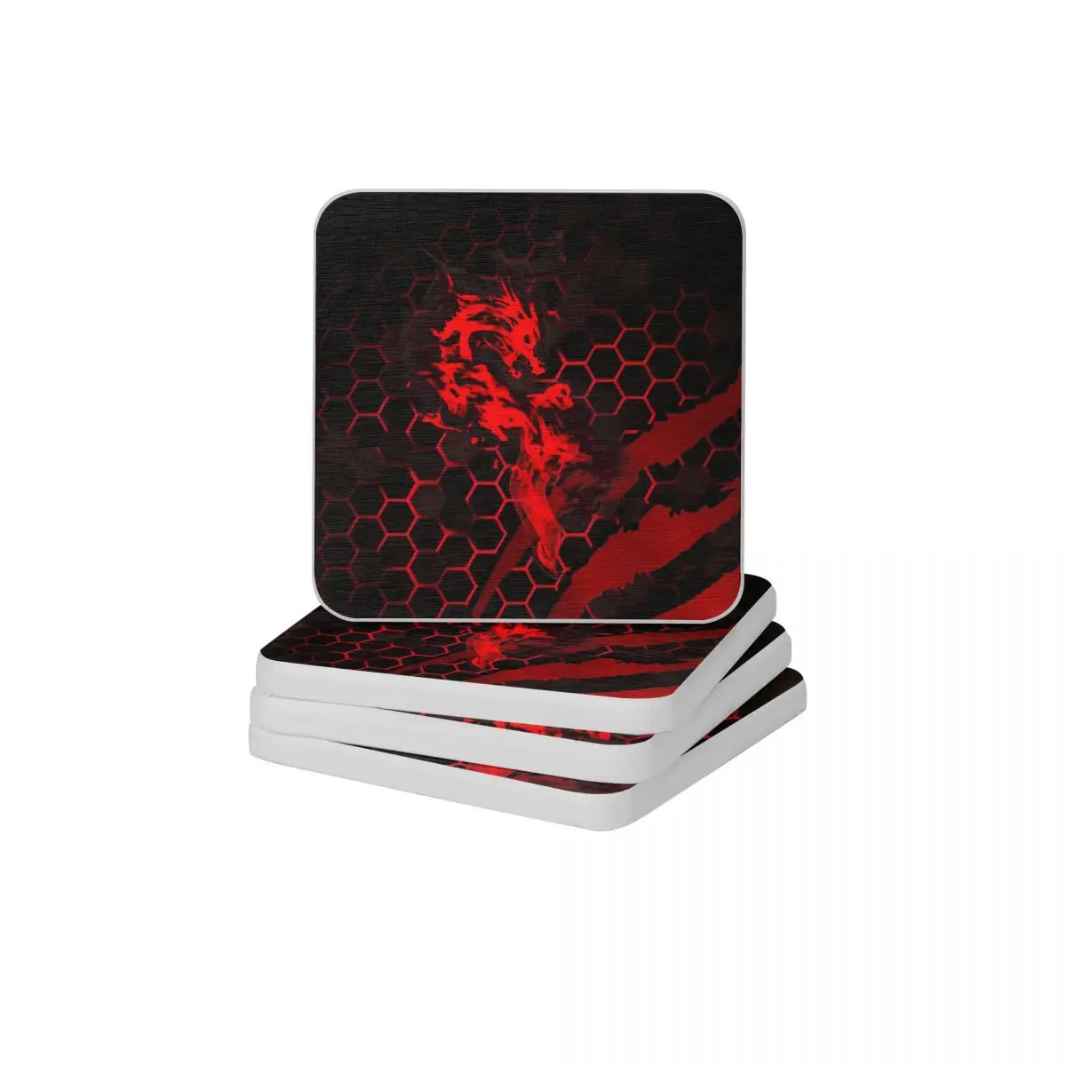 

Msi0 Diatomite Square Round Coaster Non-slip Cup Bonsai Mat Soap Toothbrush Pad 10x10cm