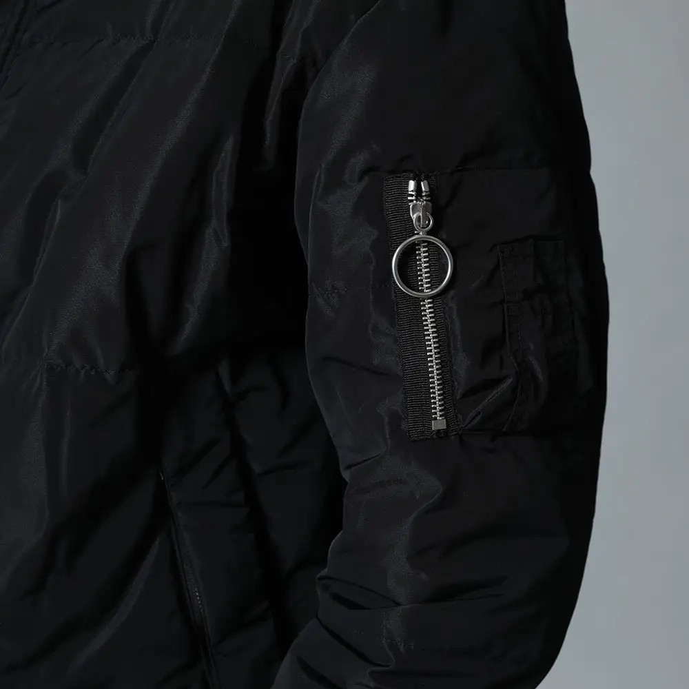 Мужская куртка SIMWOOD теплая куртка-пуховик серого цвета с высоким воротом и