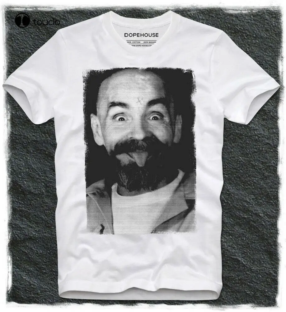 

T-Shirt Charles Charlie Manson Family Helter Skelter Cult Satanism Lsd Serial Tee Shirt