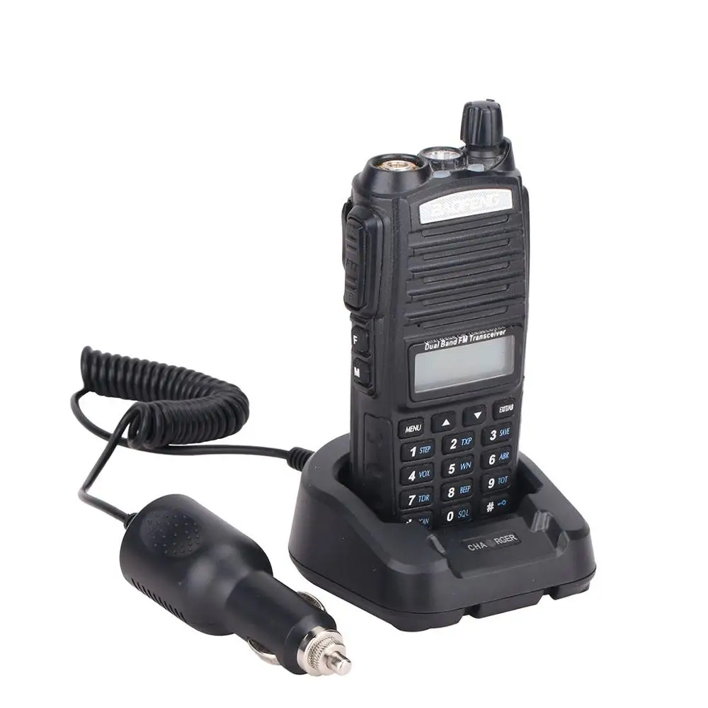 2 шт BAOFENG UV-5R автомобиля Зарядное устройство кабельная линия 12-24V Вход для Baofeng UV5R