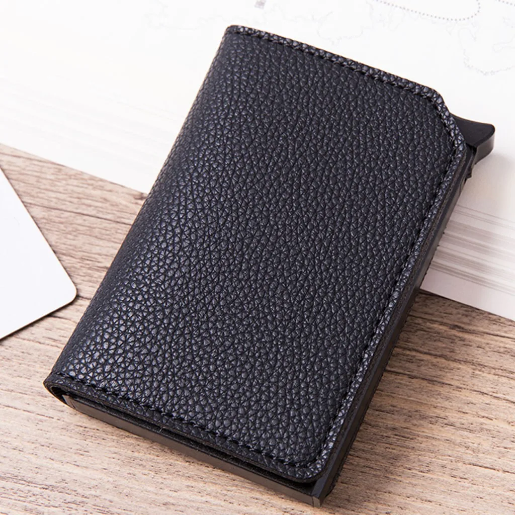 Модный защитный кошелек для карт мужчин и женщин футляр паспорта удостоверения