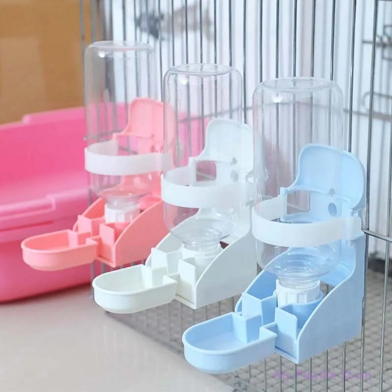 

500ML Pet Cage Automatic Water Drinker Rabbit Cat Small Pets Hanging Drinking Bottle Dispenser Pets Supplies C42