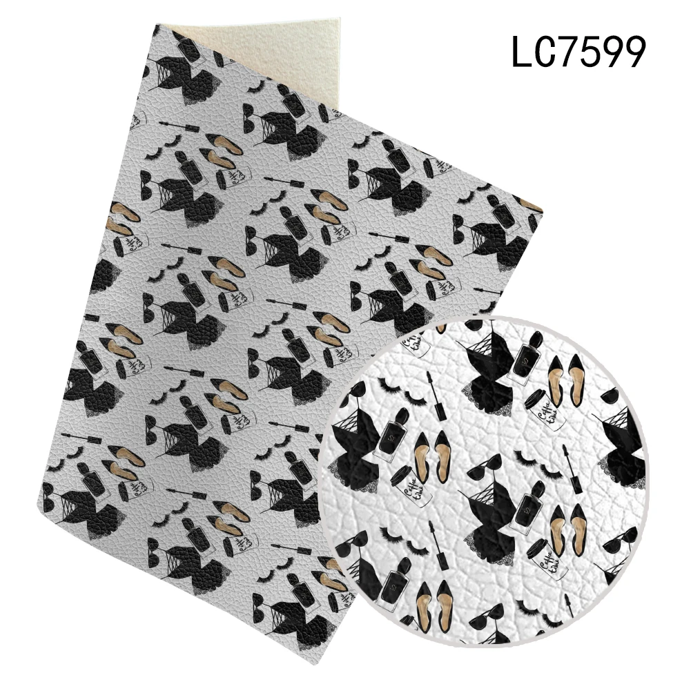 Модное украшение одежда обувь искусственная кожа А4 с рисунком личи 22*30 см для