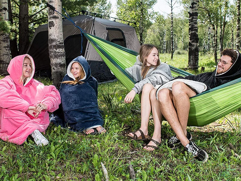 

Soft Blanket with Sleeves Women Oversized Hoodie Fleece Warm Hoodies Sweatshirts TV Blanket Hoody Women and man Bathrobe