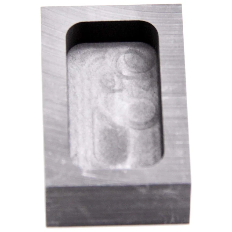 Graphite Ingot Mold High Purity Refining Melting Casting Mould For Gold Silver Metals 45X24x10mm 150G | Инструменты