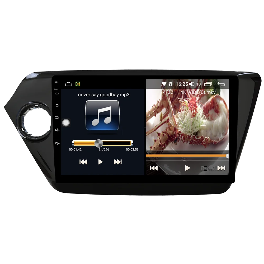 Автомобильный мультимедийный плеер 1 Din Android 8 автомобильный DVD для KIA K2 2015 2016 9