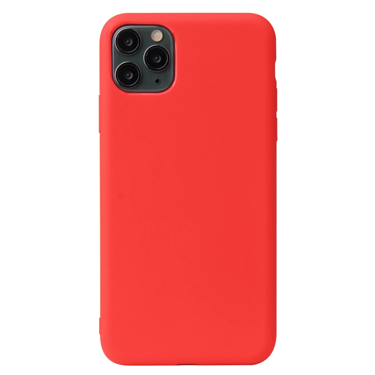 Chinese Red Для IPhone 11 Pro Max чехол, силиконовый,, карамельный цвет, тонкий, мягкий, TPU, задняя крышка для Apple IPhone X XS Max XR 7 8 6S Plus - Цвет: Chinese Red