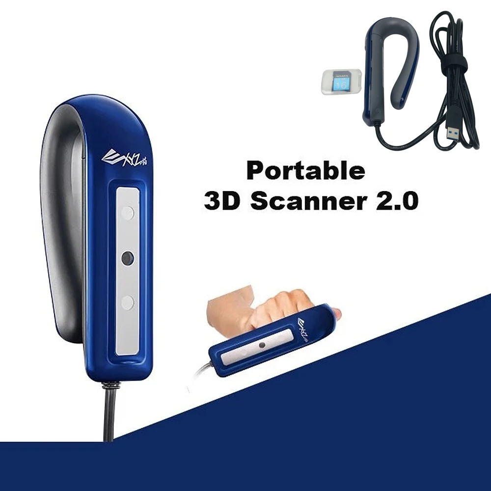 

Ручной 3D сканер версия 2,0 для 3D принтера, сканирование объектов тела, лица, 3d-моделирование, дизайн, исследование, ремесла с программным обес...