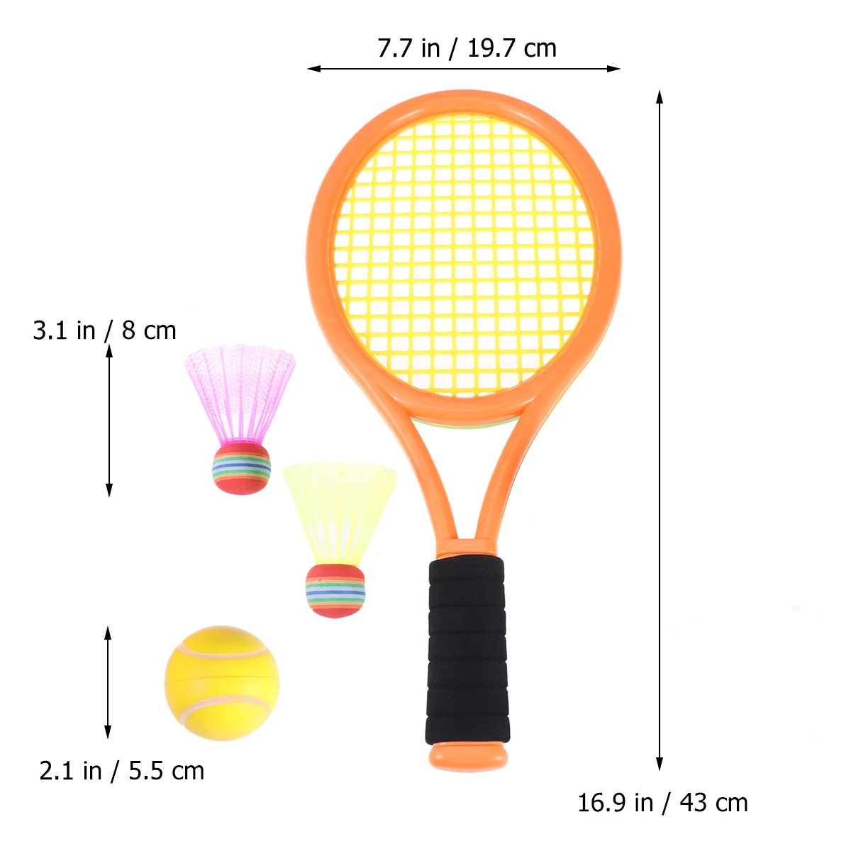 1 пара прочных ракеток ABS Веселый безопасный теннис для родителей и детей ракетки