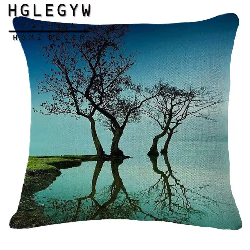 Ветка дерева наволочка хлопок лен чехол с принтом наволочки для офиса дома