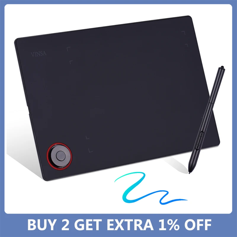 

Professional Tableta Grafica Graphic Tablet Drawing Tablet Writing Board with 8192 Levels Battery-Free Stylus Multi-Functional