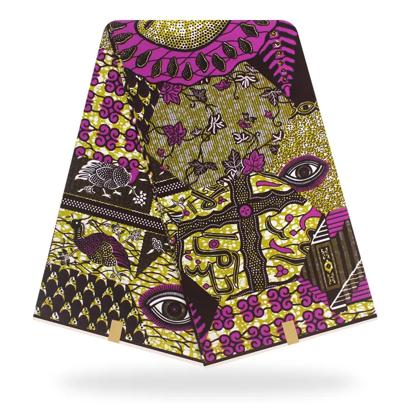 as picture Электрический вентилятор африканская вощеная ткань принтом высокого качества африканская Нигерия Анкара настоящий голландский воск швейная ткань - Цвет: as picture