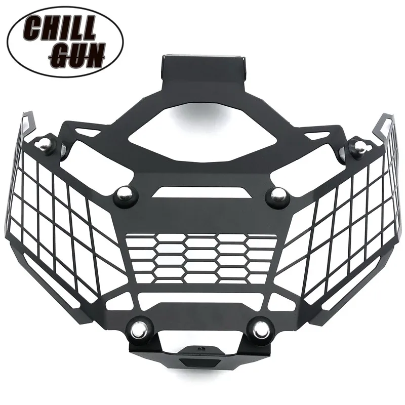 Передняя решетка для передней фары мотоцикла из нержавеющей стали защитная