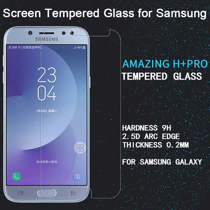 2 шт. прозрачная пленка HD закаленное стекло Защита экрана для Samsung S7 S6 Защитное S5