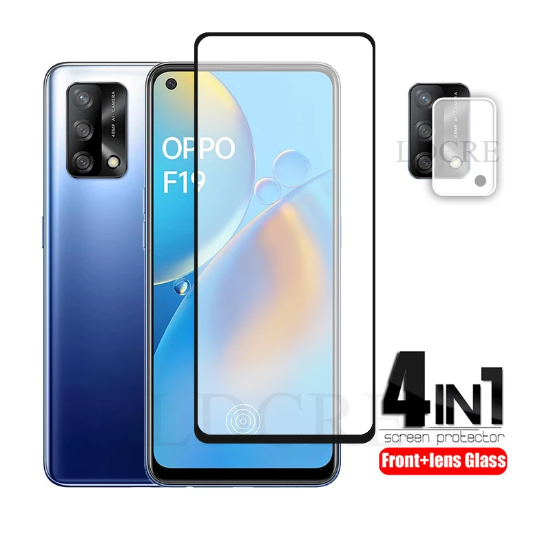 Vidrio templado para c&aacute;mara OPPO F19 Pro, pel&iacute;cula protectora de pantalla completa para c&aacute;mara OPPO F19 Pro Plus-0