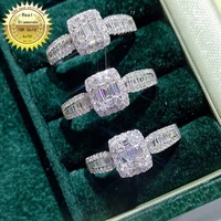 18k white gold 0 5ct natural real diamond ring engagementwedding jewellery have certificate m 003