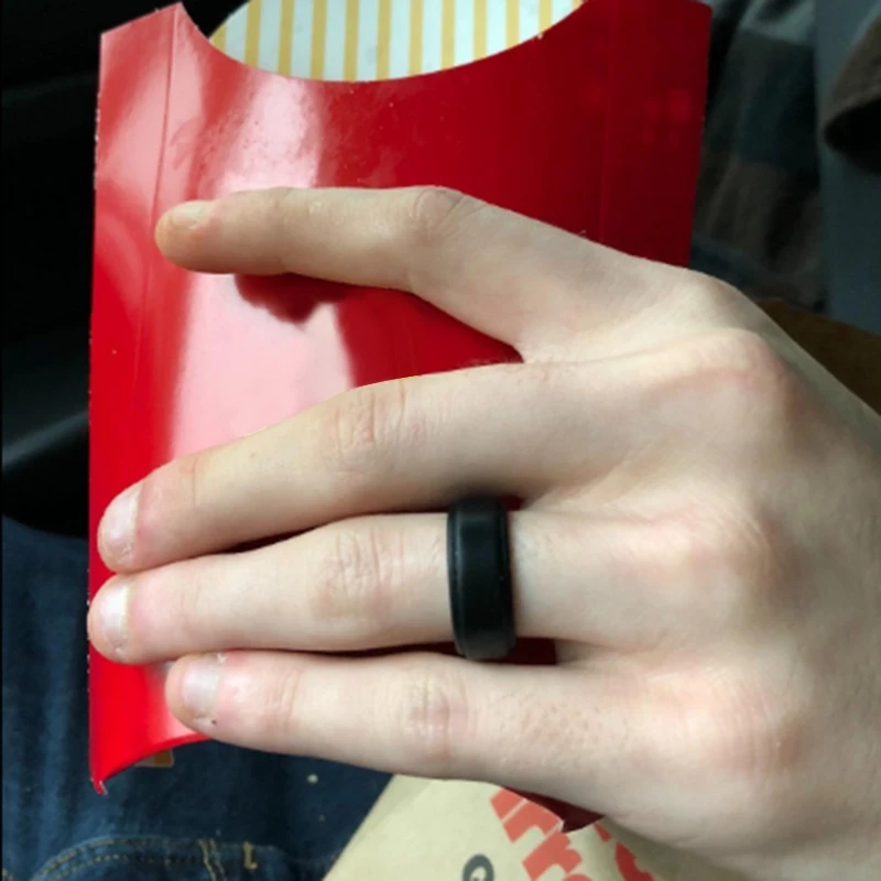 2 шт 8 мм Популярные камуфляжные Серебристые черные мужские силиконовые классные