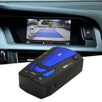 car radar detector english russian auto 360 degree vehicle v7 speed voice alert alarm warning 16 band led display