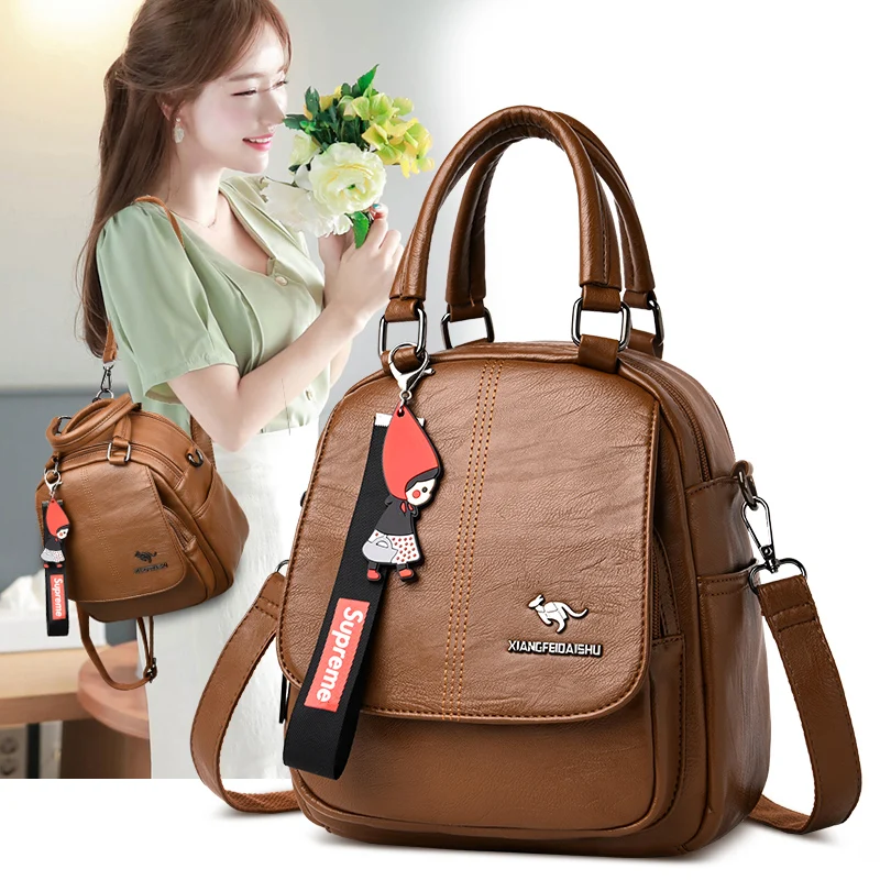 Vfemage женский рюкзак из искусственной кожи твердые сумки Модный Mochila Sac Dos 2019 | Багаж