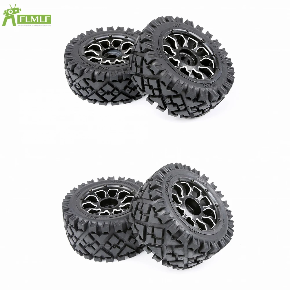 All Terrain Front or Rear Tire with Metal Wheels Hub Fit for 1/5 HPI ROFUN ROVAN KM BAJA 5B Ss RC CAR Toys PARTS | Игрушки и хобби