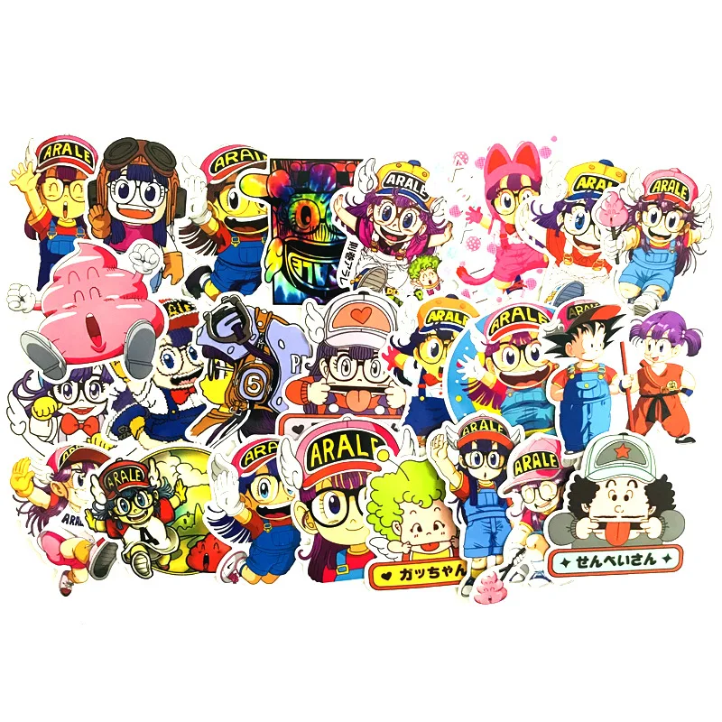 24 шт. Dr. Slump/Alrale girl 2021 наклейки s для мультяшных детей чемодан ноутбук автомобиль